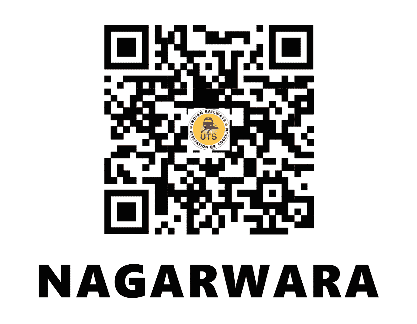 UTS QR Code for NAGARWARA - NWA (SB - MADHYA PRADESH)